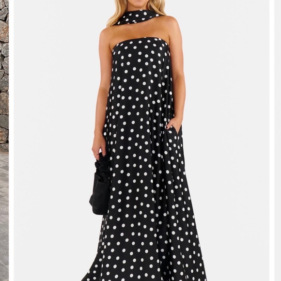 Show Me Your MuMu Dresses & Skirts - Show Me Your MuMu Tinsley Tube Dress in Polka Dot